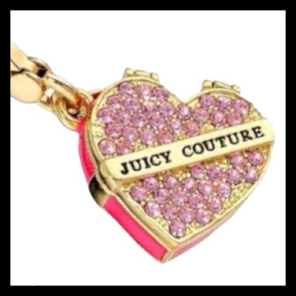 Juicy Couture 2014 Limited Edition Pave Heart Candy Box Charm